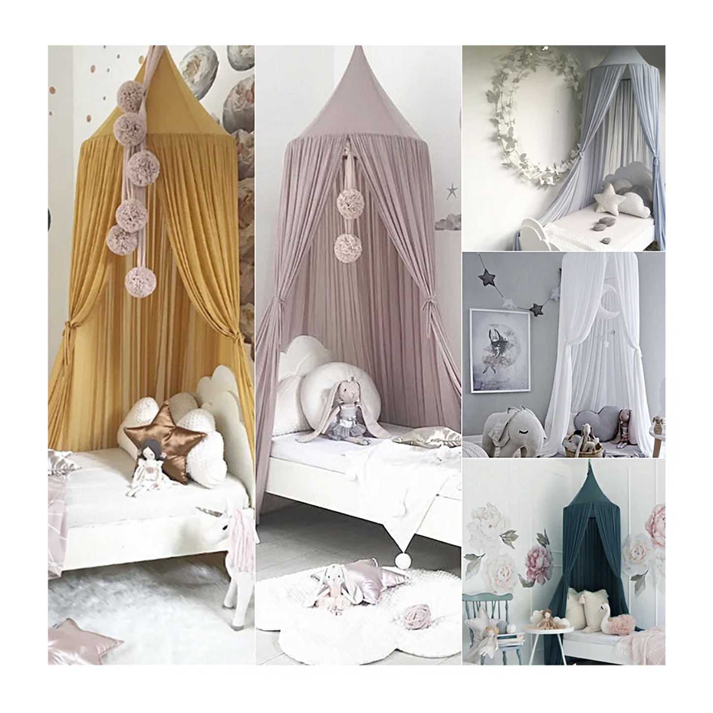 Dream Play Tent Bed Canopy  - 5 Colours - Jasmine and Jade Interiors