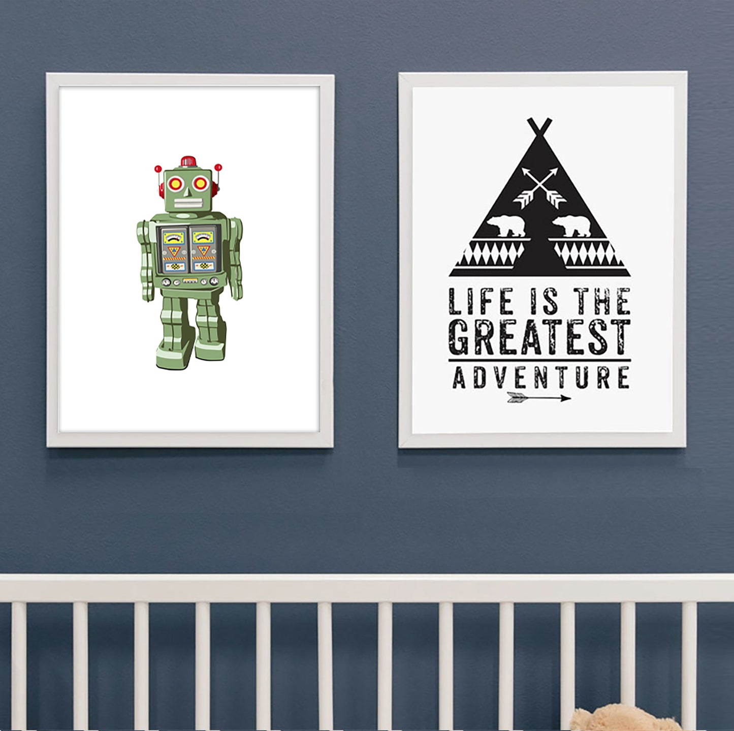 Tik Tok the Robot Art Print - Jasmine and Jade Interiors