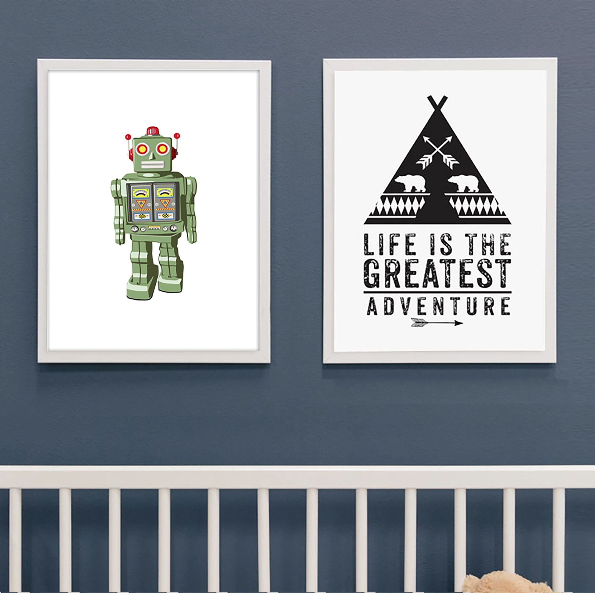 Tik Tok the Robot Art Print - Jasmine and Jade Interiors