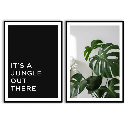 Jungle Typography Art Print