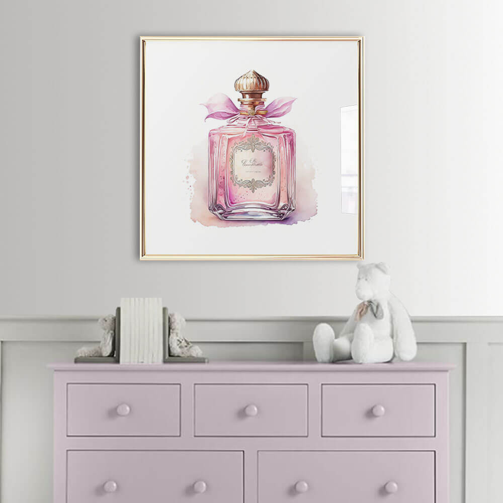Clóbhuailte Ealaíne Buidéal Cumhráin Pink