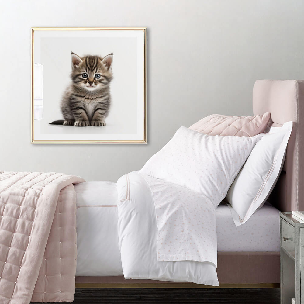 Cute Kitten (A) Art Print