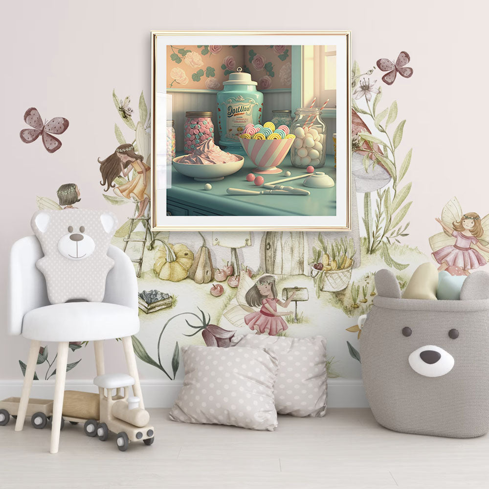 Retro Candy Art Print