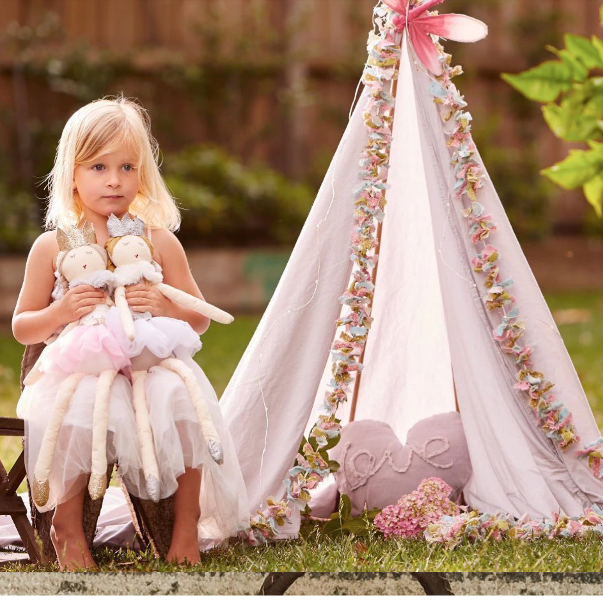 Princess Rag Doll - 50cm Soft Touch - Jasmine and Jade Interiors