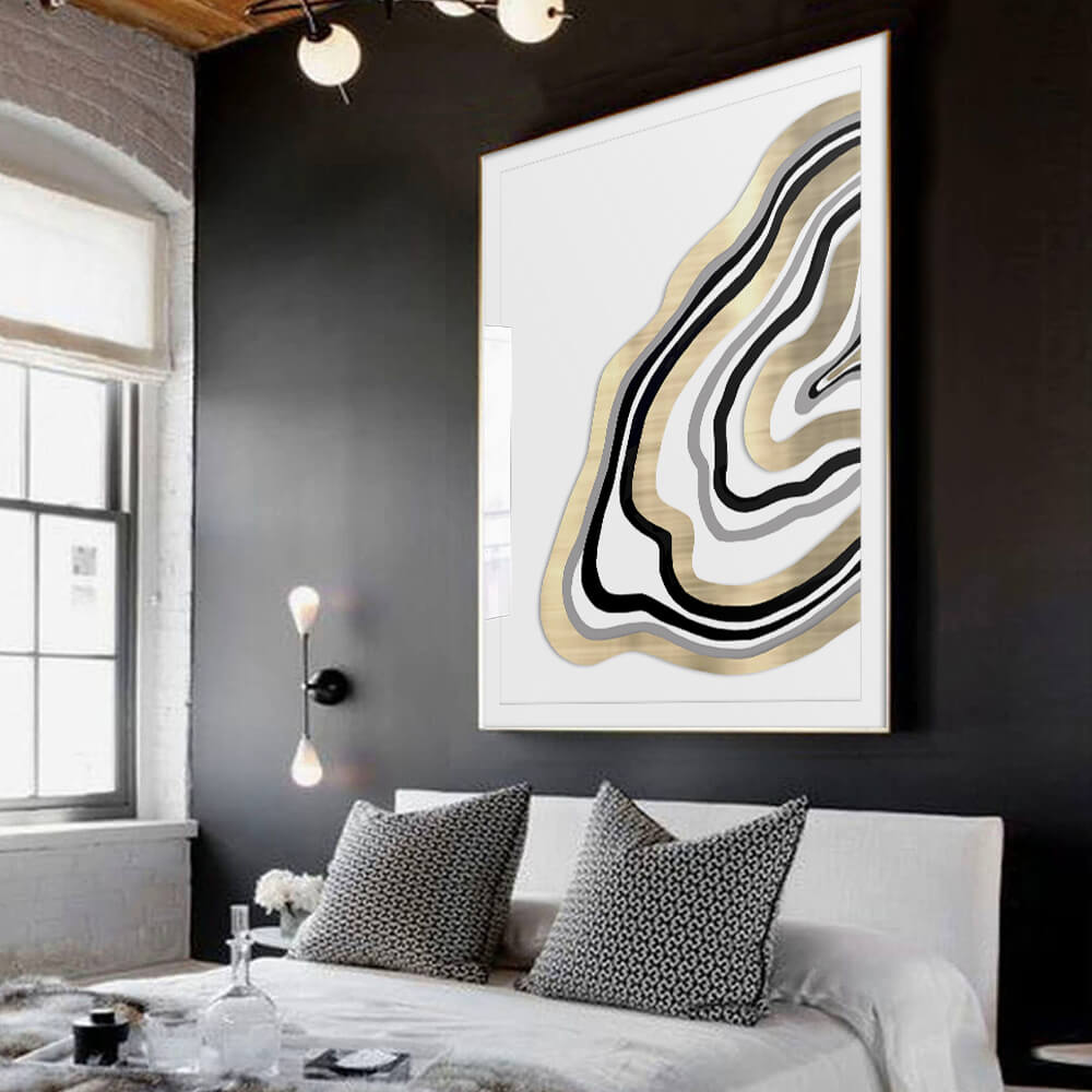Geode Glitz Art Print (a)