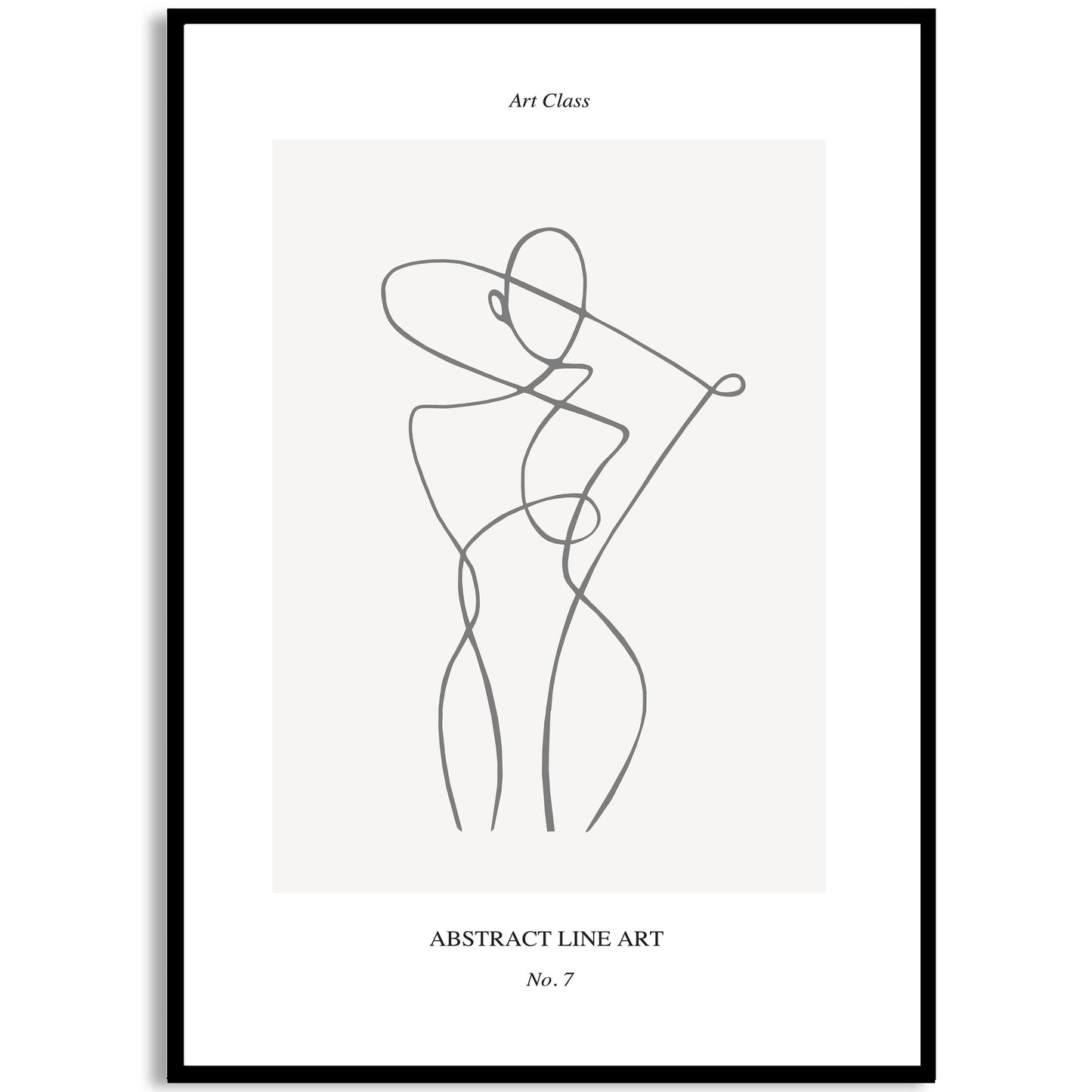 Couture - Line Art Print No.7 - Jasmine and Jade Interiors