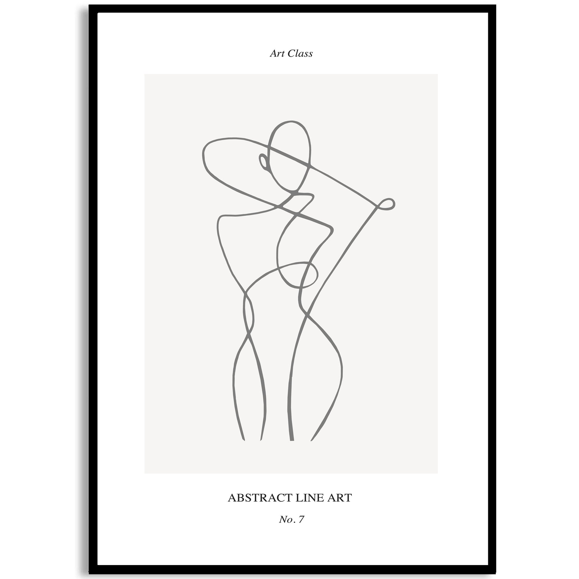 Couture - Line Art Print No.7 - Jasmine and Jade Interiors