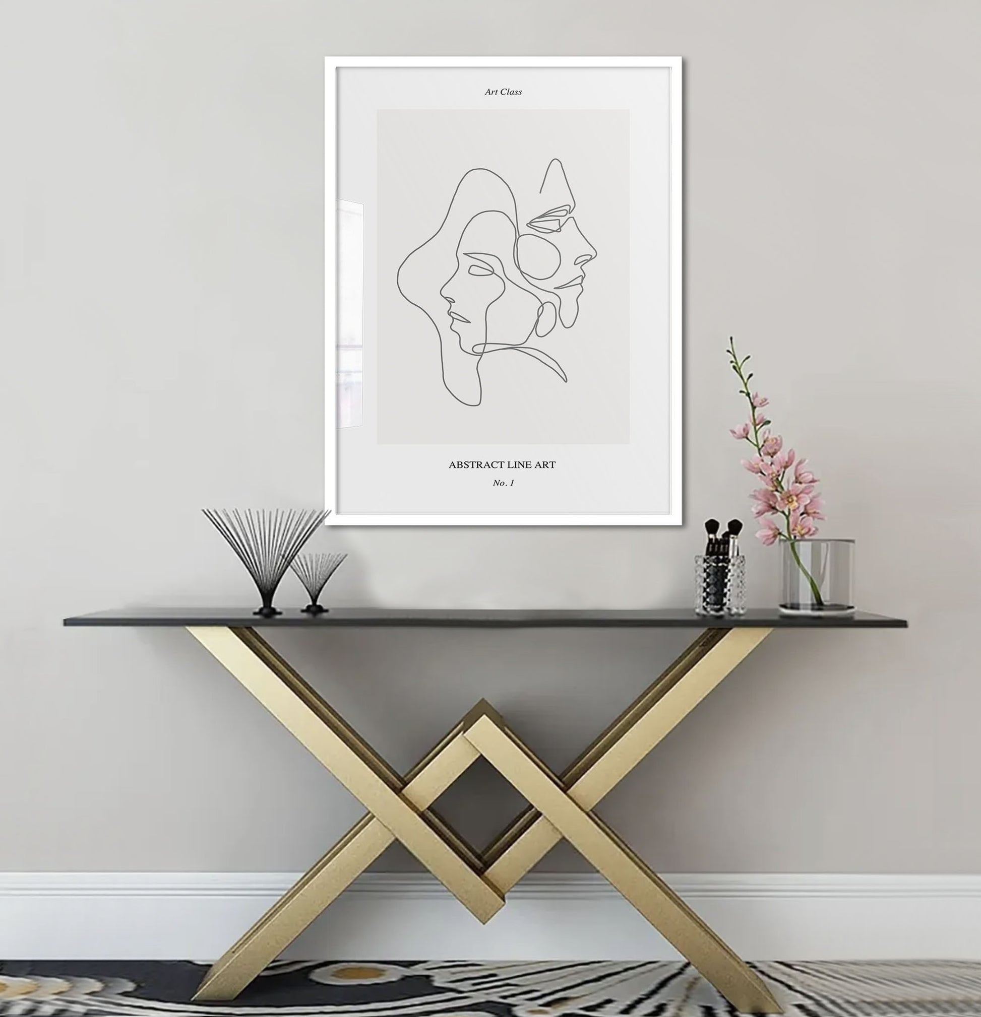Entwined - Line Art Print No.1 - Jasmine and Jade Interiors