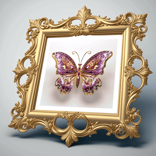 Crystal Butterfly Art Print