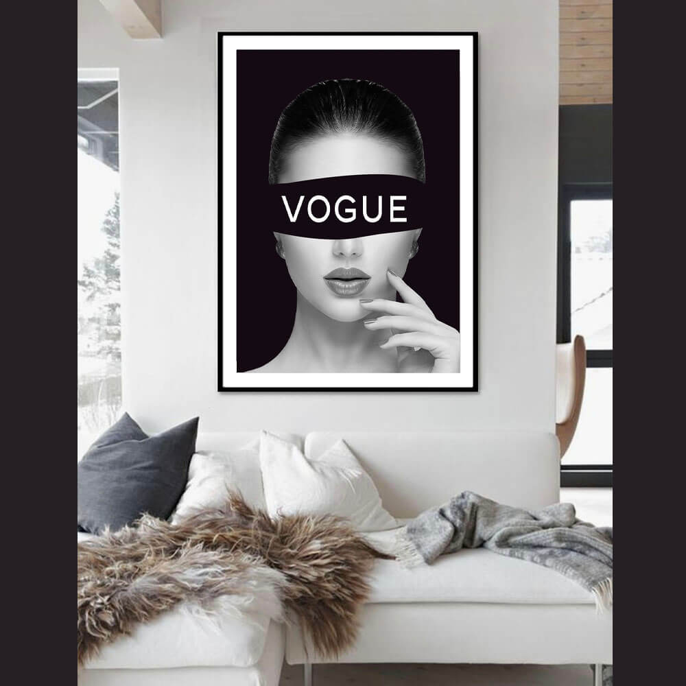 Couture Collection: Vogue Model Art Print