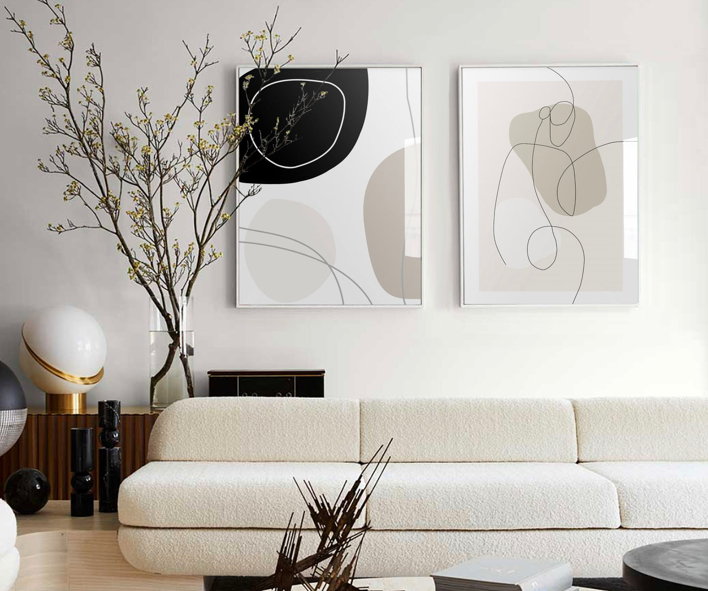 Изкуствен печат Boho Forms No.1