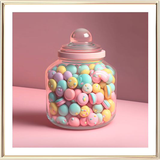 Candy Jar Art Print