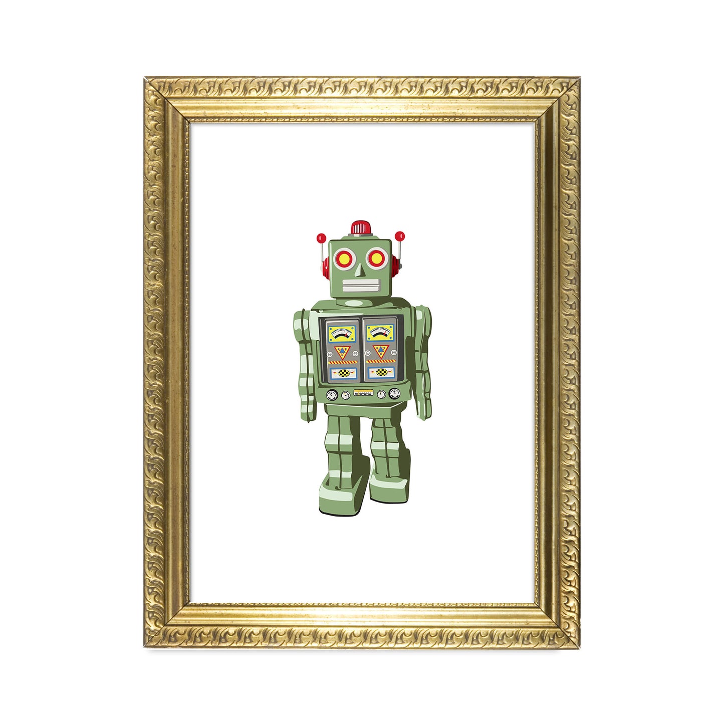 Tik Tok the Robot Art Print - Jasmine and Jade Interiors