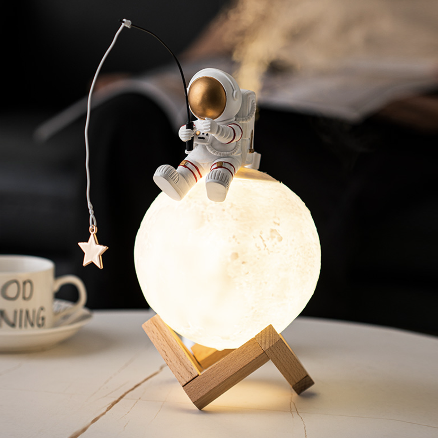 Spaceman Aromatherapy Diffuser Lamp - Jasmine and Jade Interiors