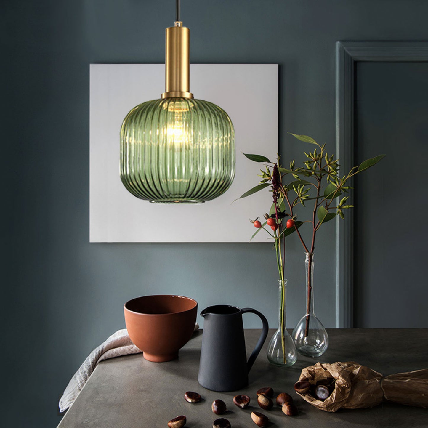 Nordic Colourful Glass Pendant Lights - 4 Colours