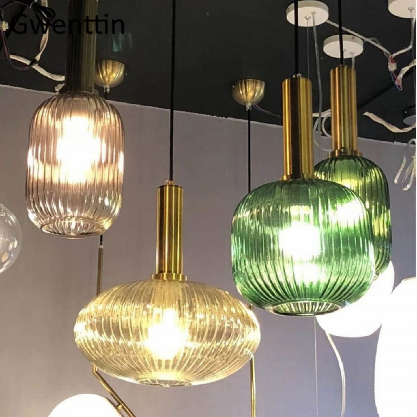 Nordic Colourful Glass Pendant Lights - 4 Colours