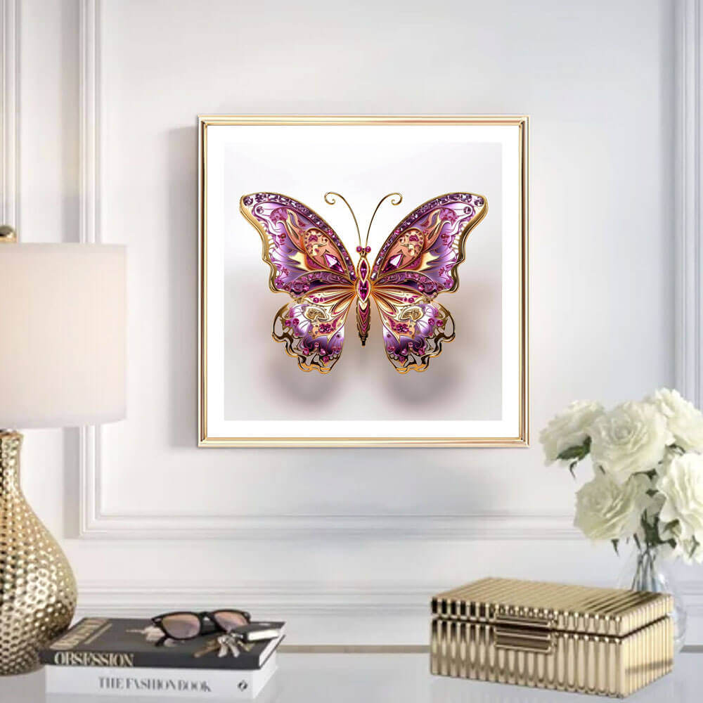 Crystal Butterfly Art Print