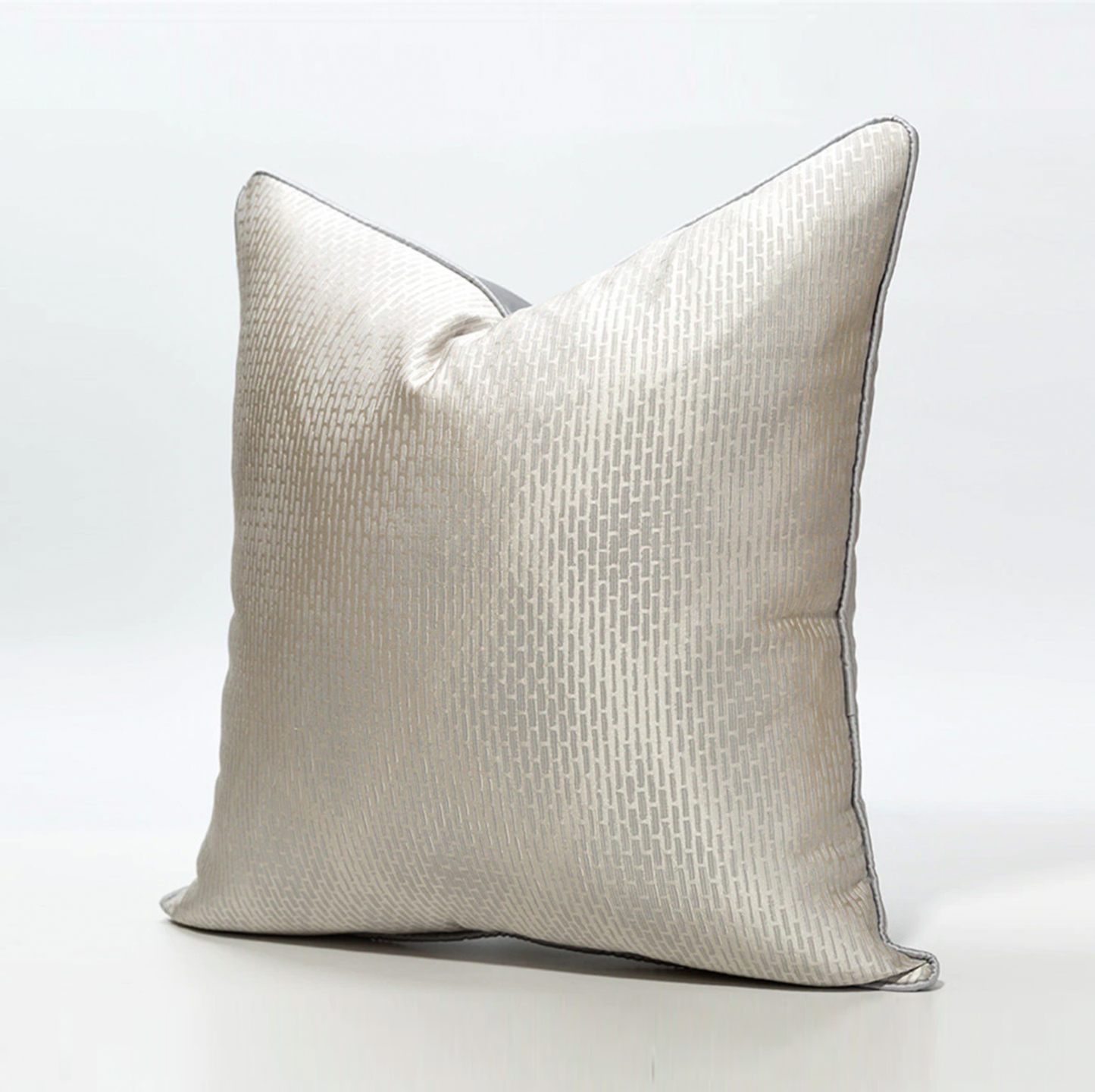 Beige Shimmer Cushion - 45 x 45cm - Jasmine and Jade Interiors