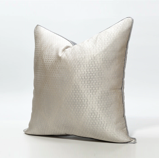 Beige Shimmer Cushion - 45 x 45cm - Jasmine and Jade Interiors