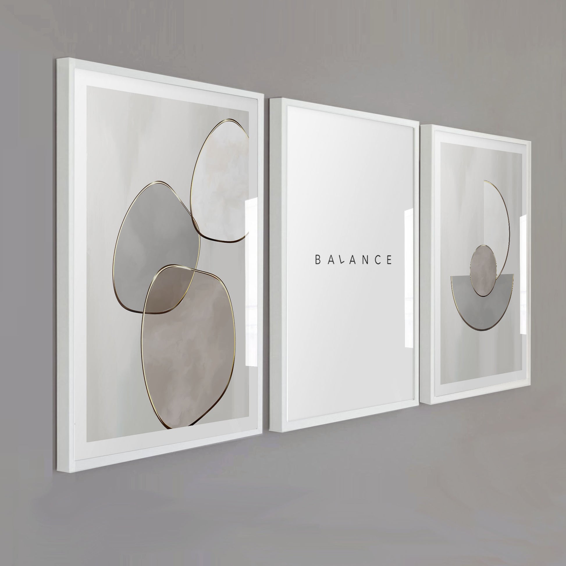 Organic Shapes Print - Jasmine and Jade Interiors