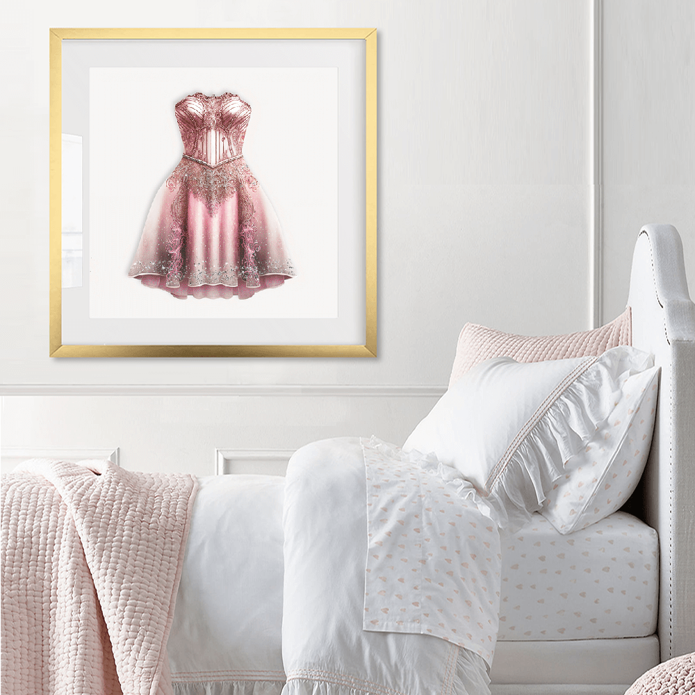Princess Dress Art Print