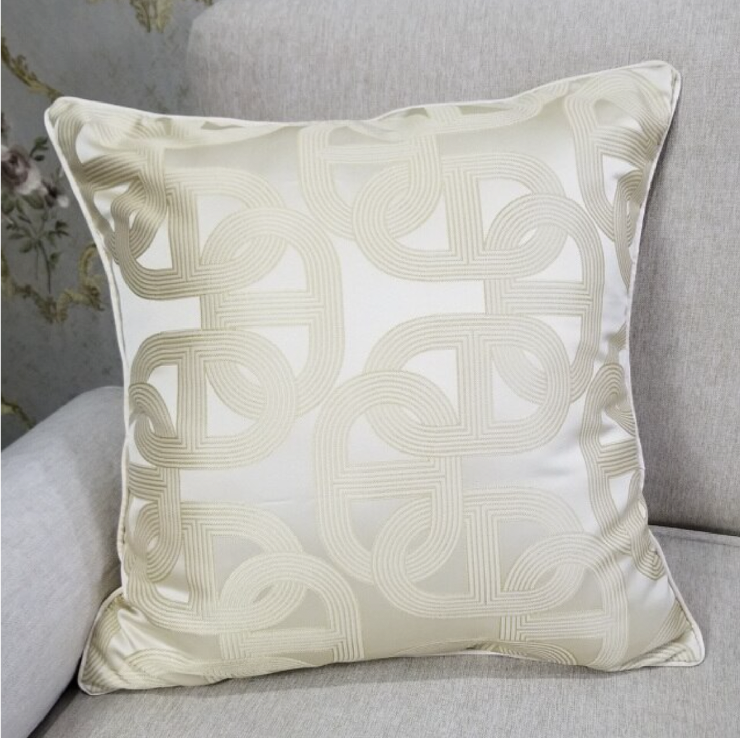 Luxury Geometric Cushions - 3 Colours - 45 x 45cm - Jasmine and Jade Interiors