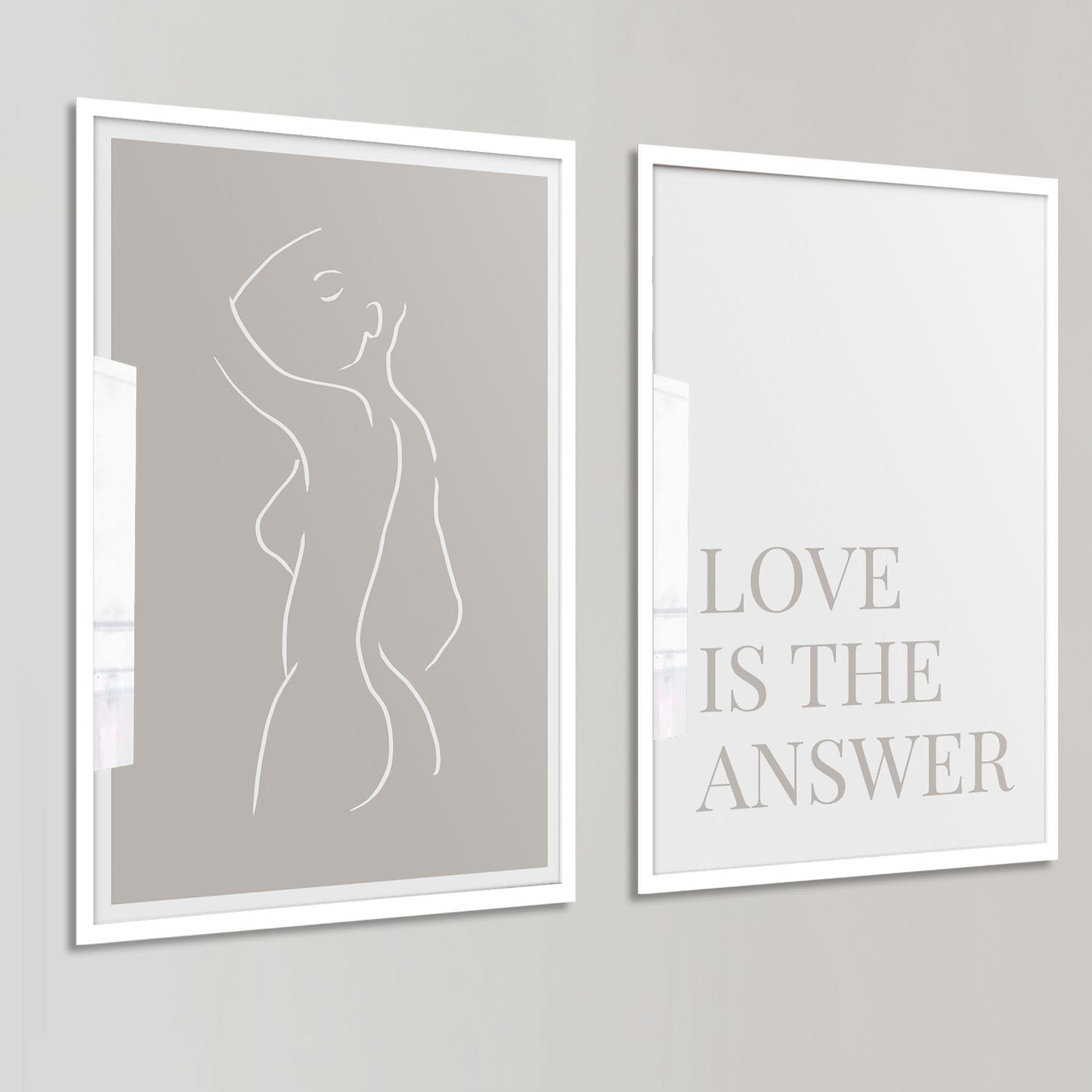 Lined Lady Art Poster - Jasmine and Jade Interiors