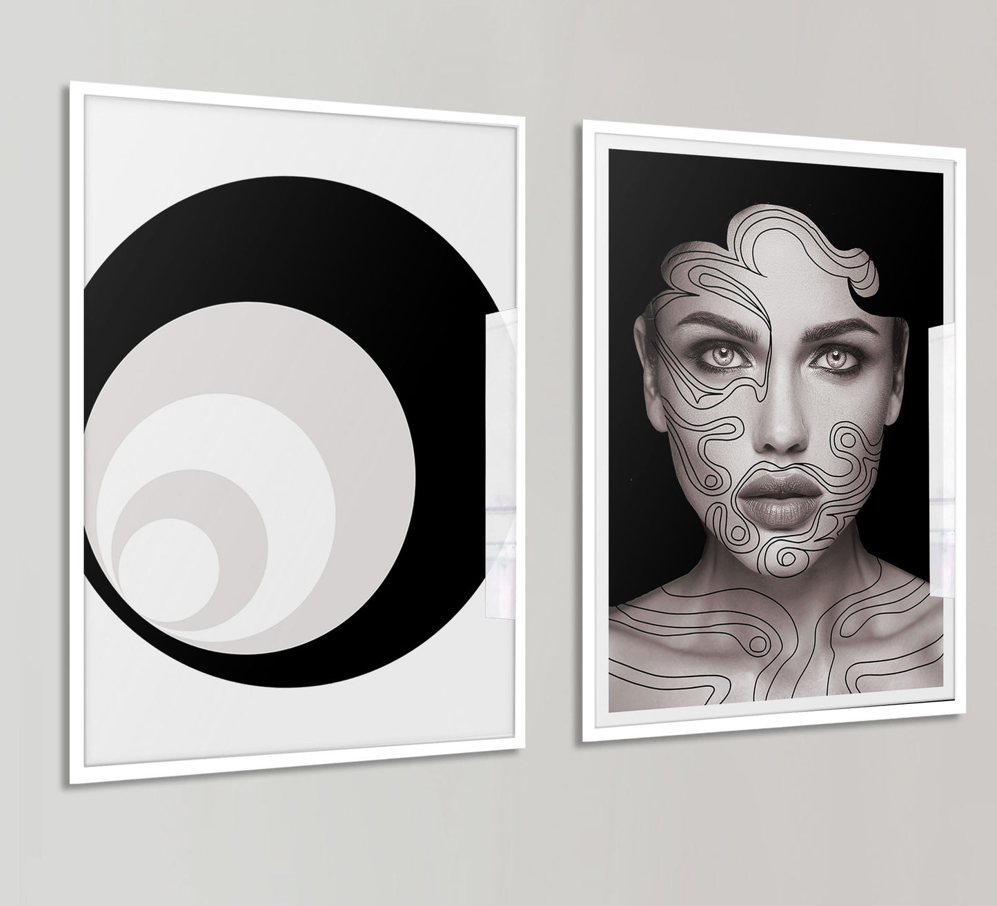 Concentric Circles Art Print - Jasmine and Jade Interiors