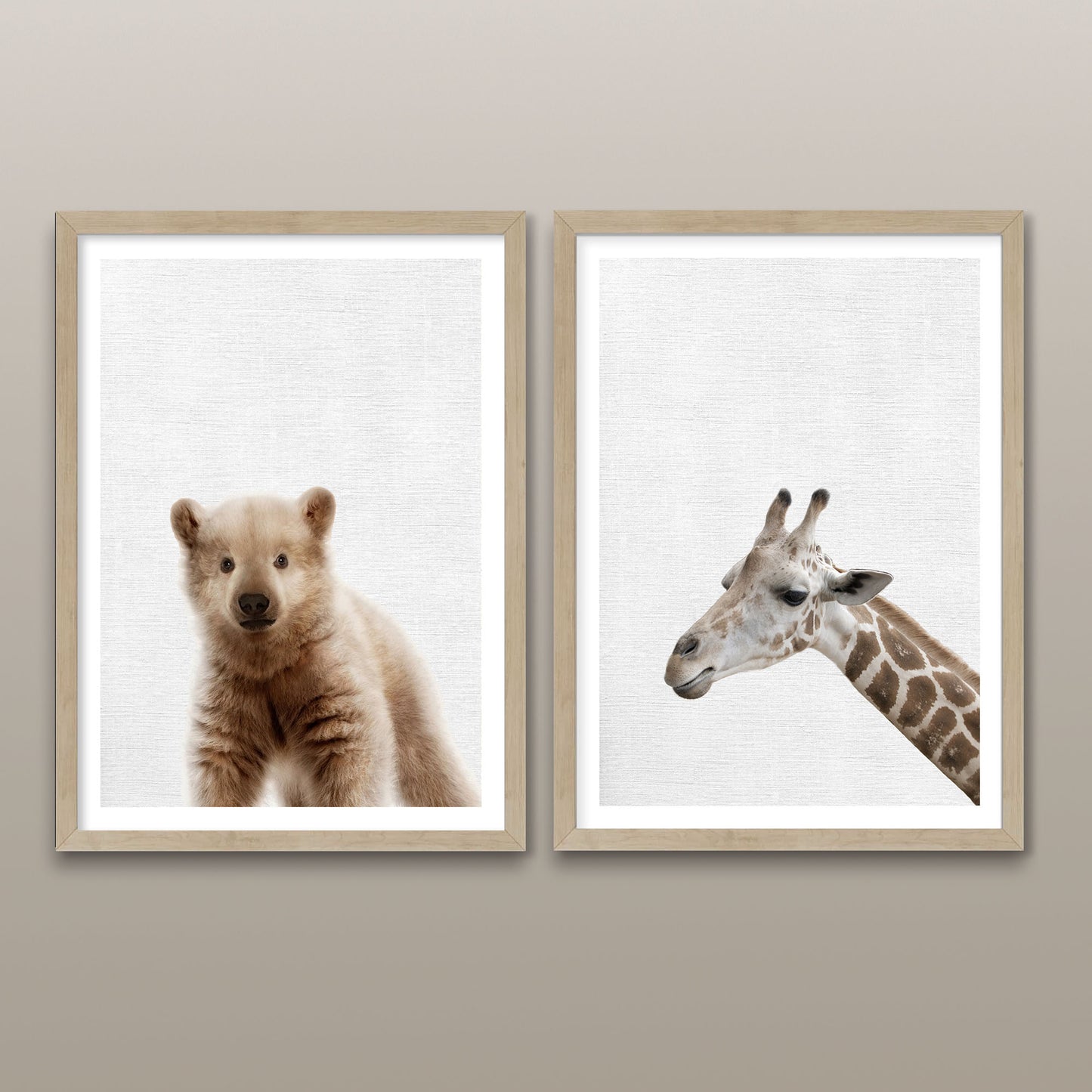 Baby teddy bear poster, nursery art