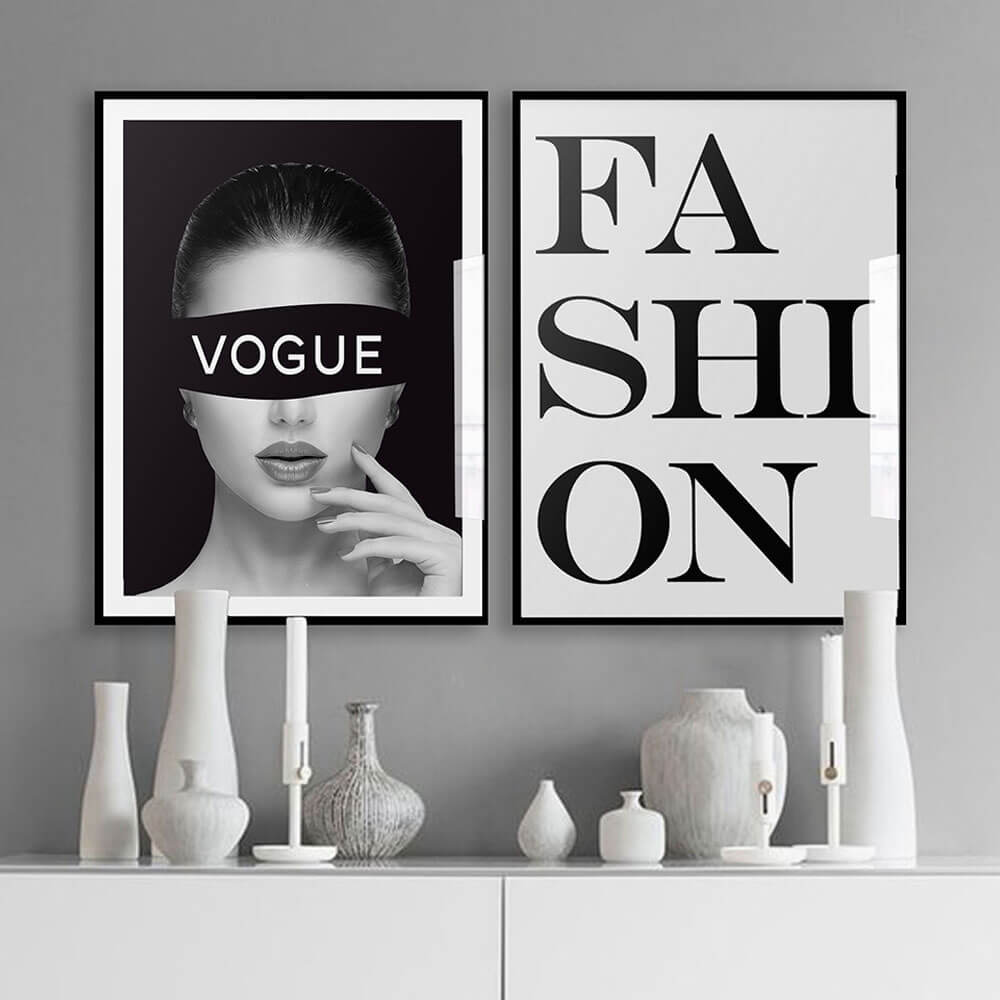 Couture Collection: Vogue Model Art Print