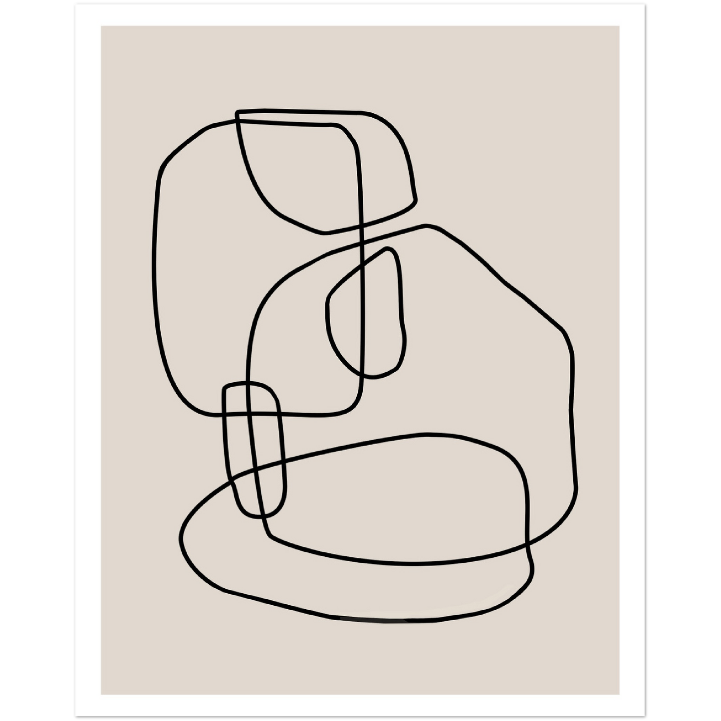 Печат на изкуството Boho Forms No.4