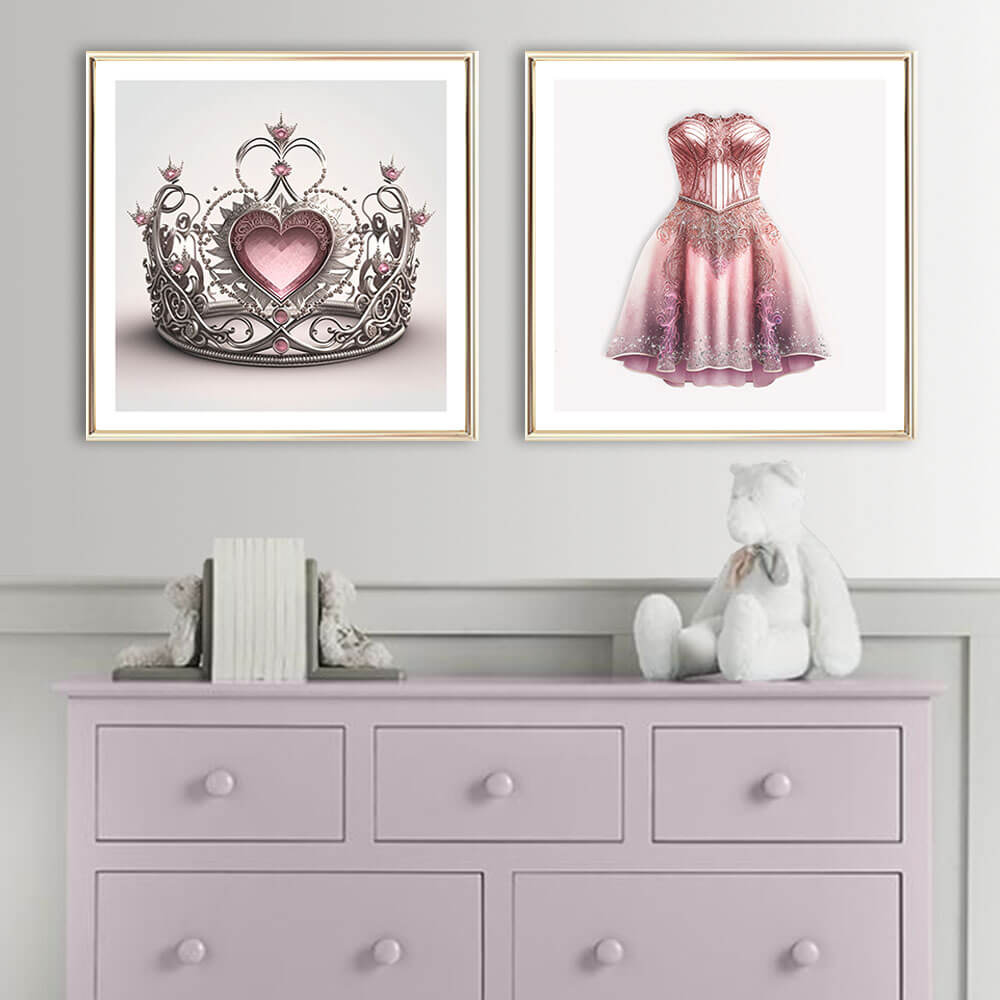 Princess Dress Art Print