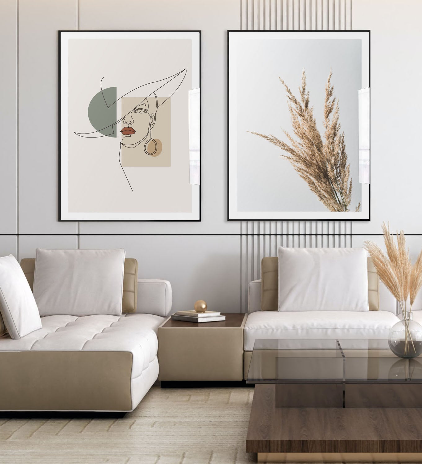 Pampass Grass Art Print