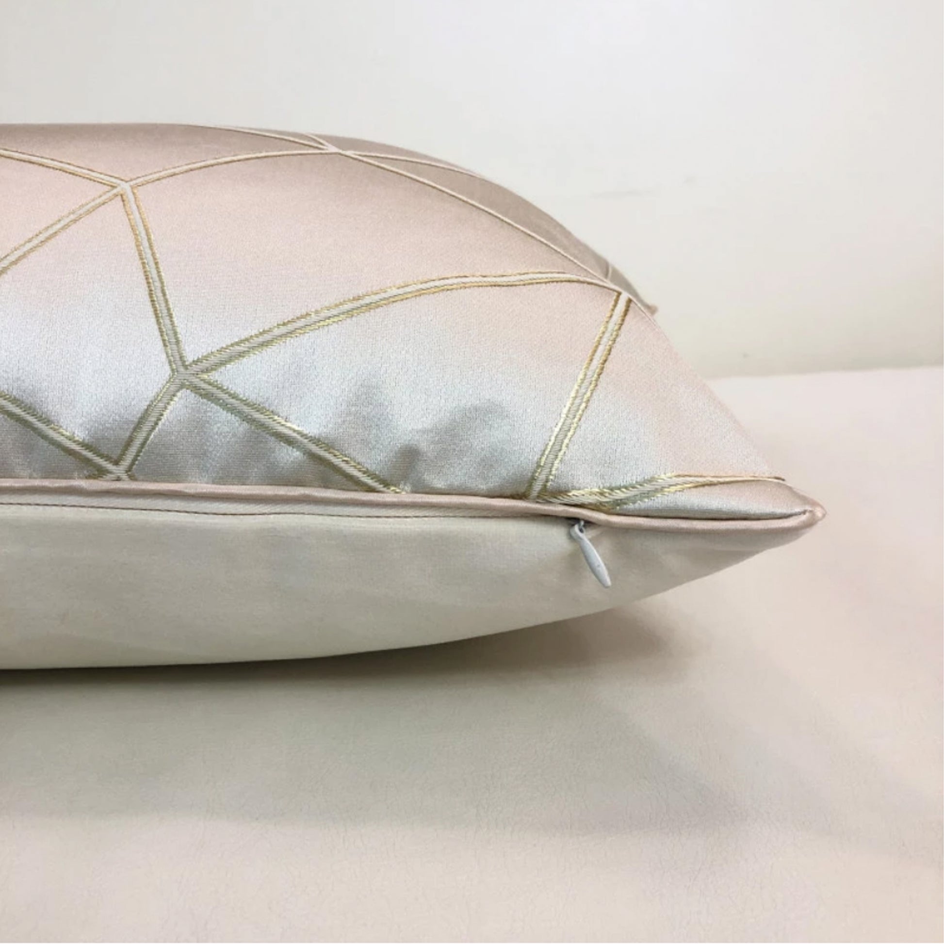 Geometric Shimmer Cushion - Jasmine and Jade Interiors