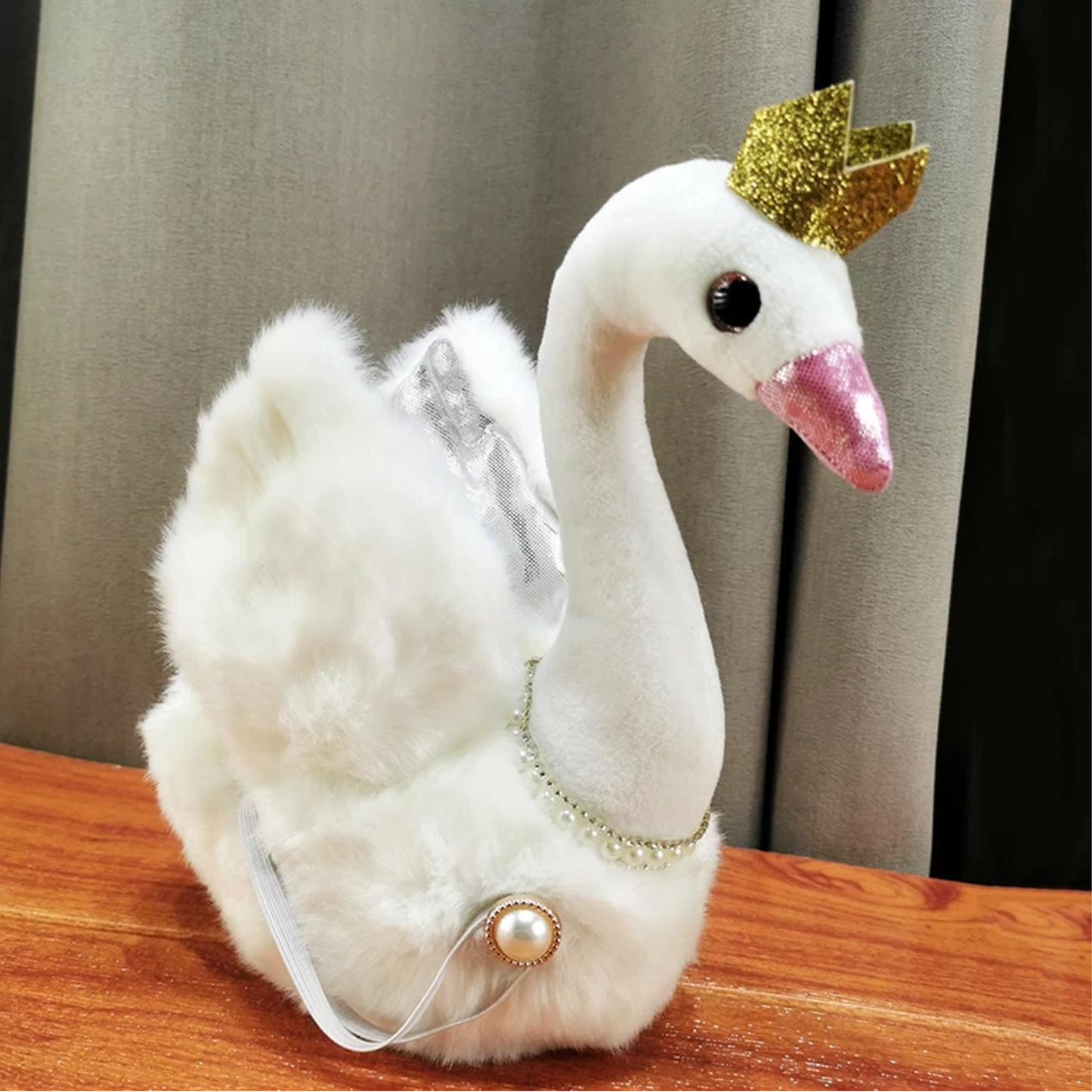 Plush Swan Curtain Tiebacks (Pair) - Jasmine and Jade Interiors
