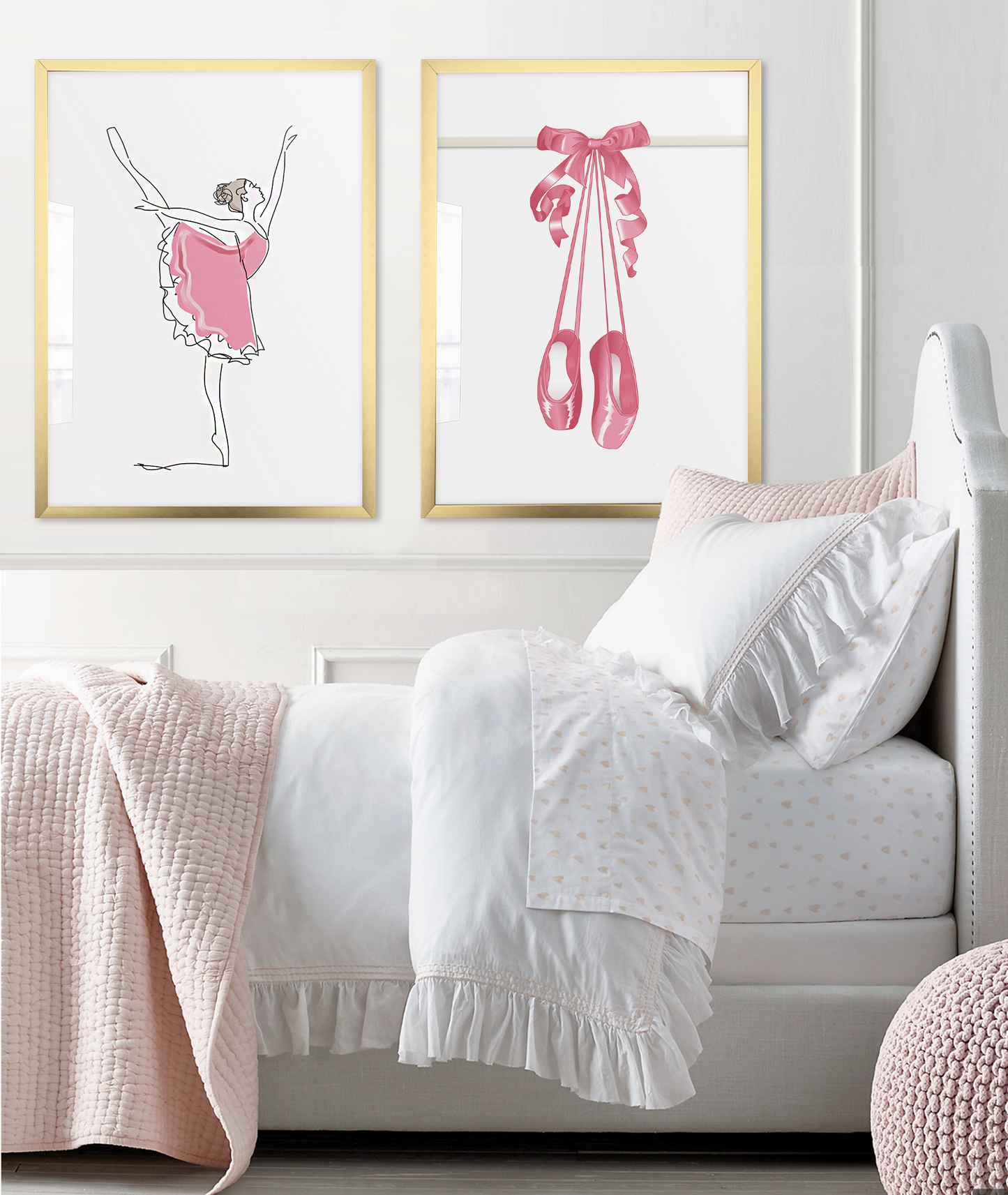 Dancing Ballerina Art Print - Jasmine and Jade Interiors