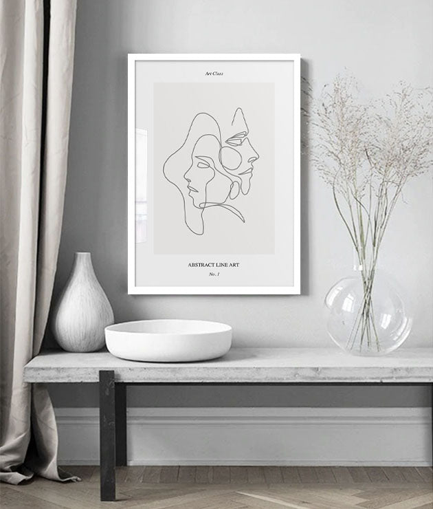 Entwined - Line Art Print No.1 - Jasmine and Jade Interiors
