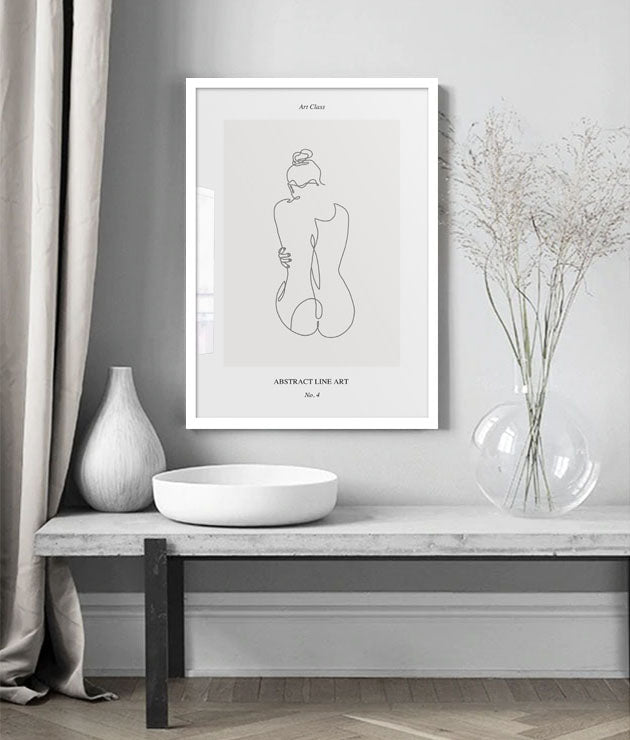 Naked Lady Art Print No. 4 - Jasmine and Jade Interiors