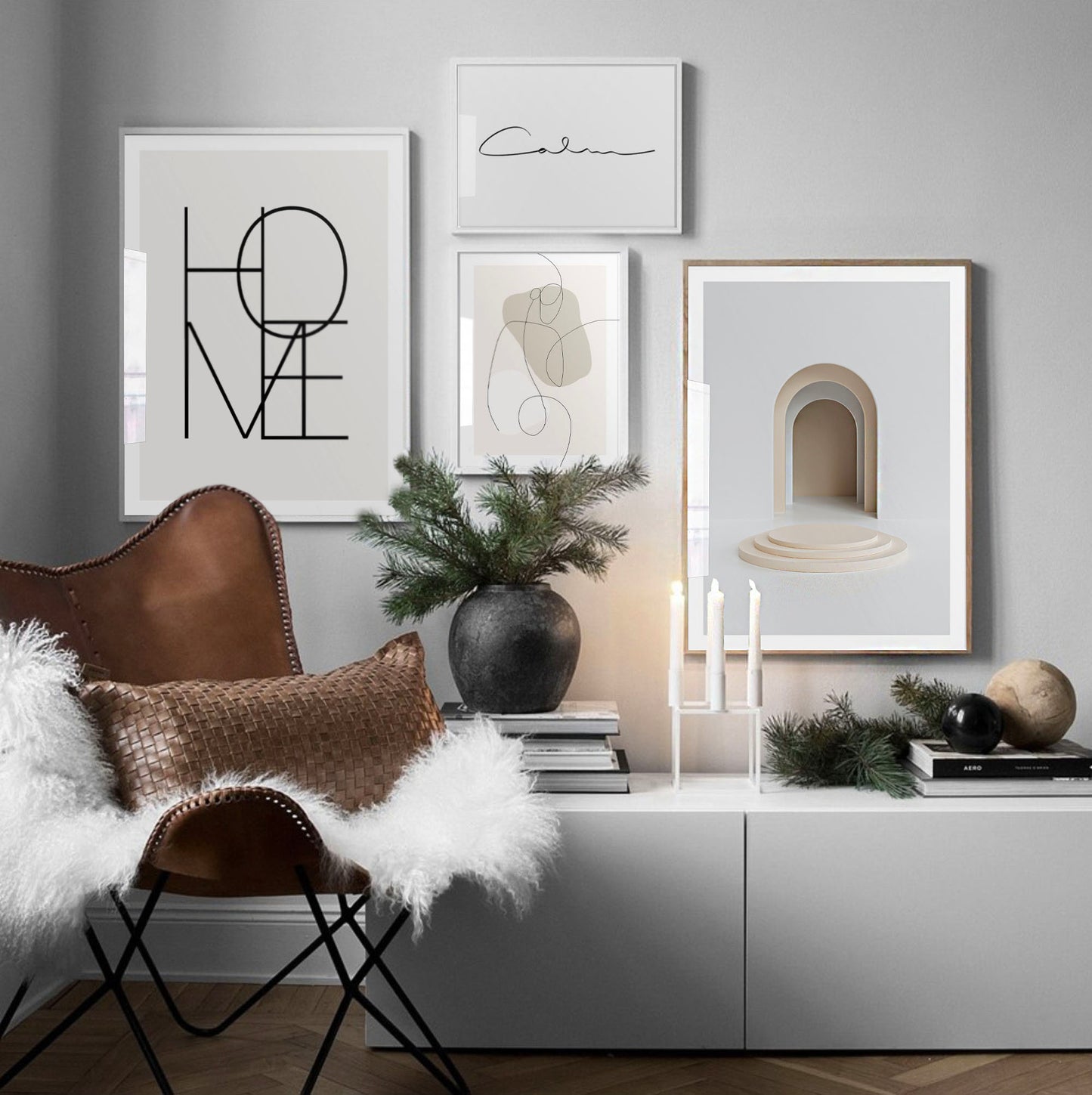 Arches Boho Impression artistique