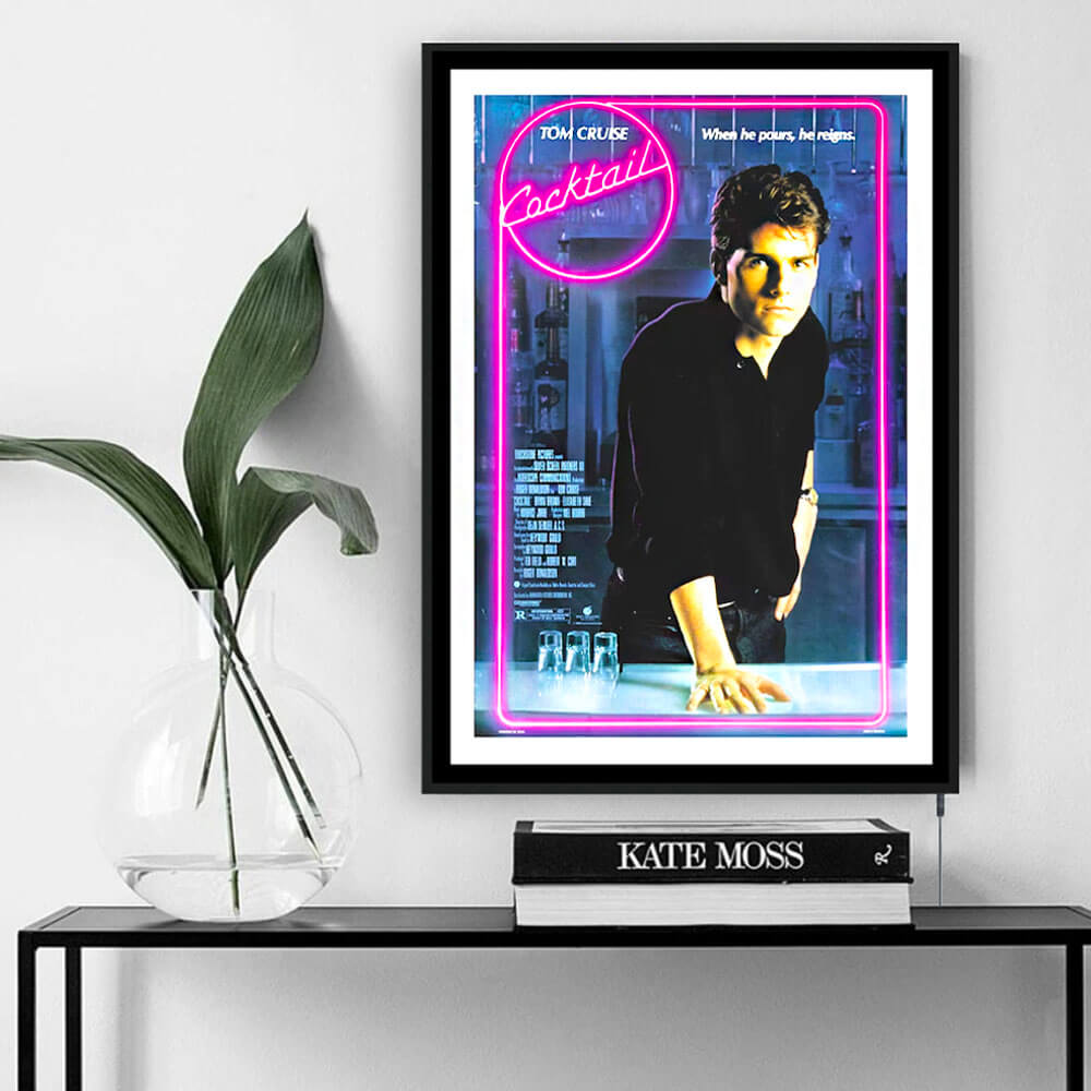 Koktél - Tom Cruise LED-film keretes mű