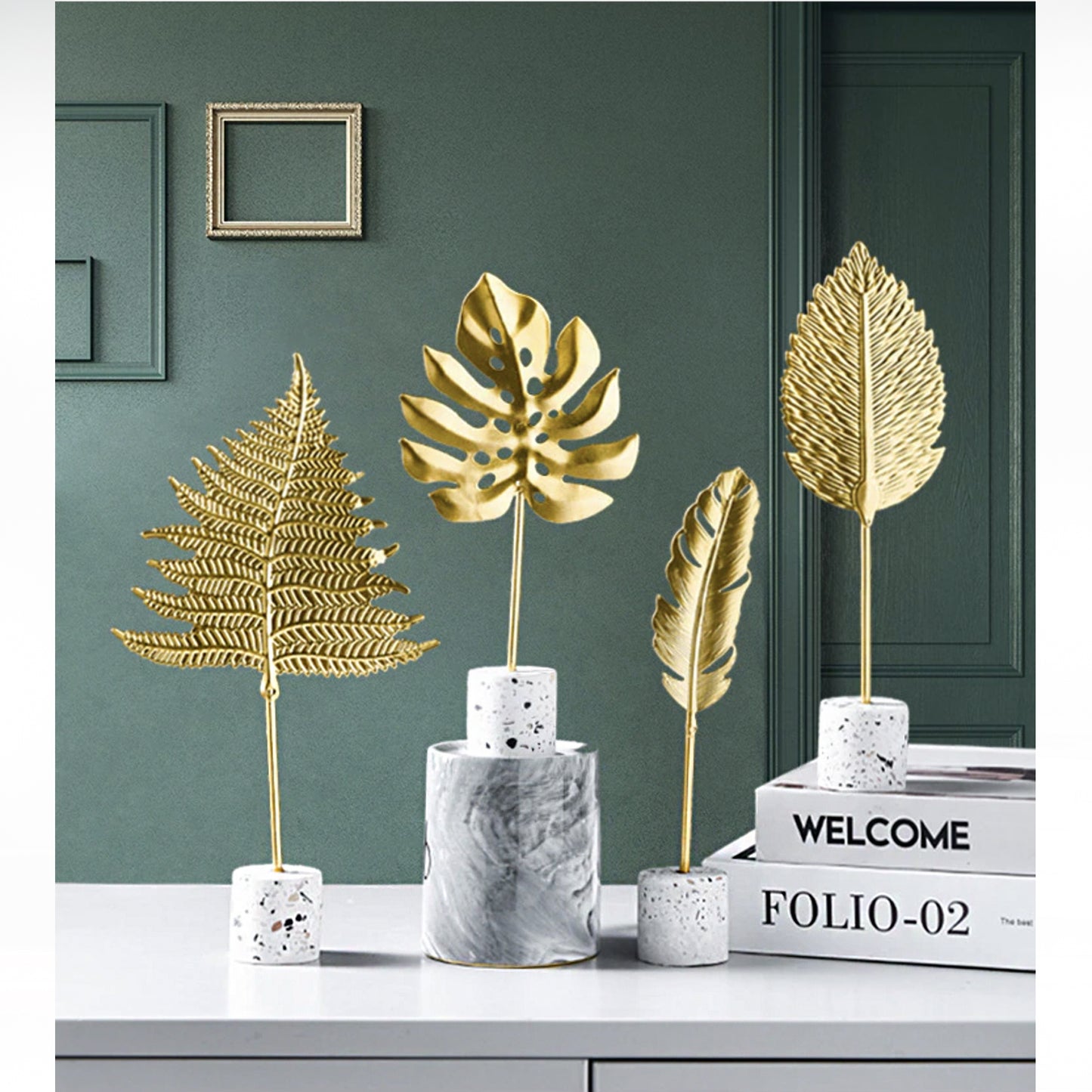 Gold Leaf Ornaments - Jasmine and Jade Interiors