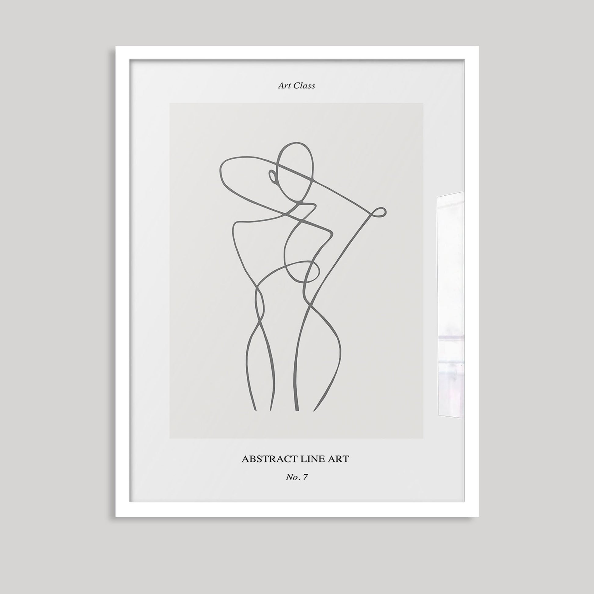 Couture - Line Art Print No.7 - Jasmine and Jade Interiors