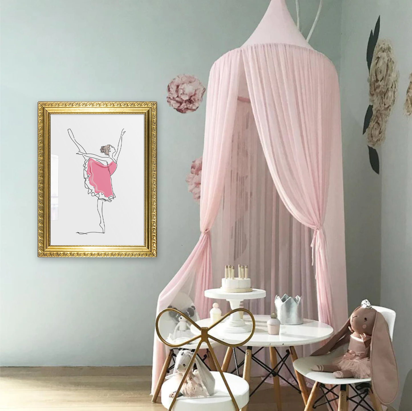 Dancing Ballerina Art Print - Jasmine and Jade Interiors