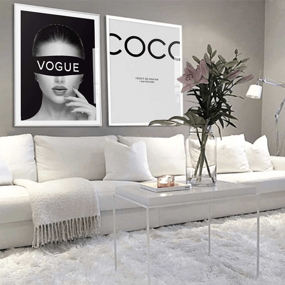 Couture Collection: Vogue Model Art Print