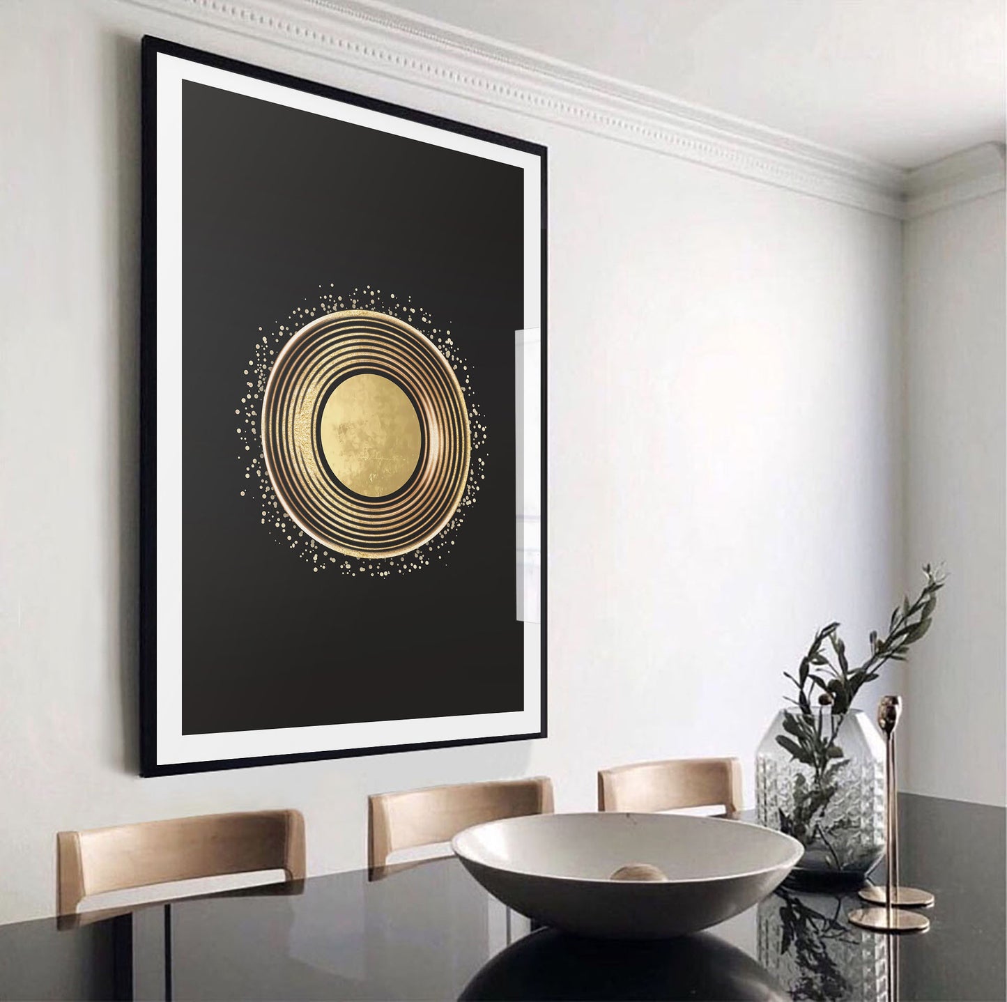 Gold Circle Art Print - Jasmine and Jade Interiors