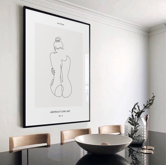 Naked Lady Art Print No. 4 - Jasmine and Jade Interiors