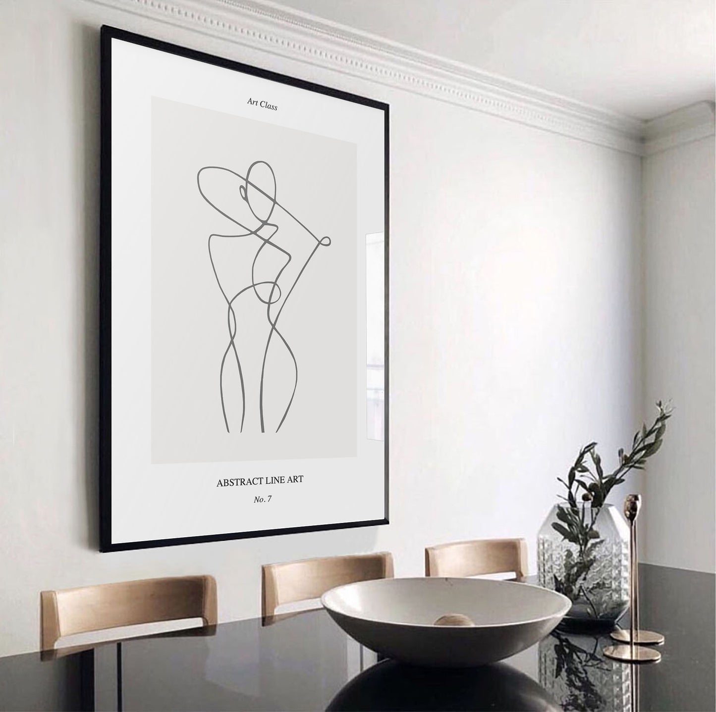 Couture - Line Art Print No.7 - Jasmine and Jade Interiors