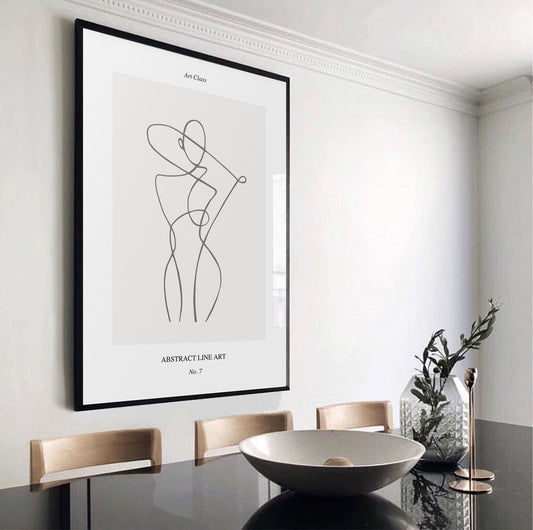 Couture - Line Art Print No.7 - Jasmine and Jade Interiors