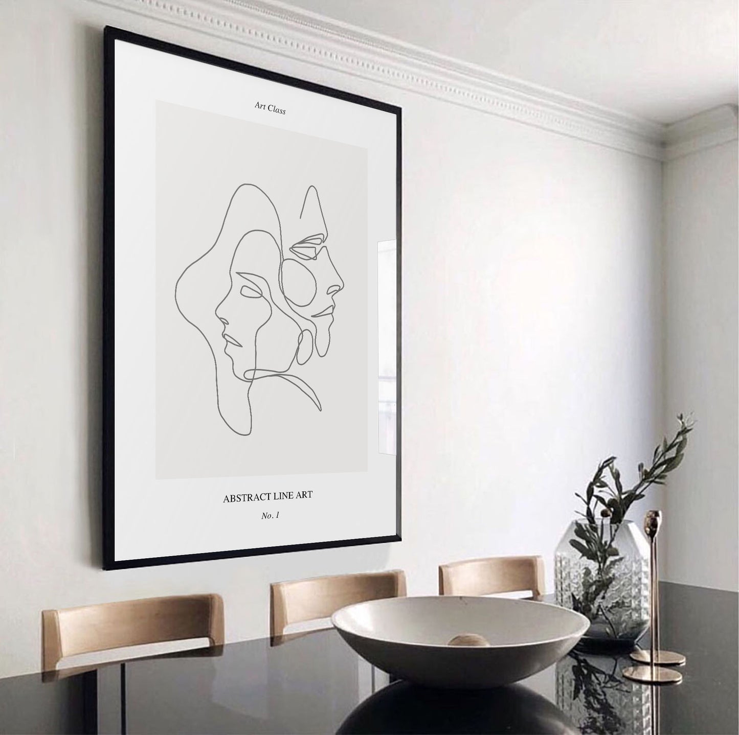 Entwined - Line Art Print No.1 - Jasmine and Jade Interiors