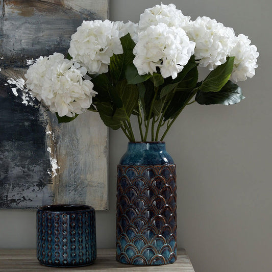 Beautiful, Realistic White Hydrangea Bouquet